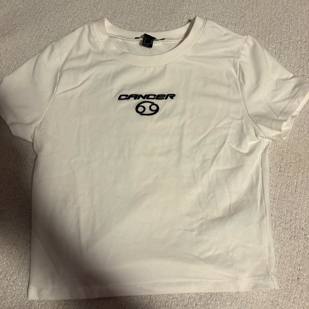 Cancer Zodiac White T-Shirt